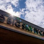 Big Sky IV Care Sign with Sunlight