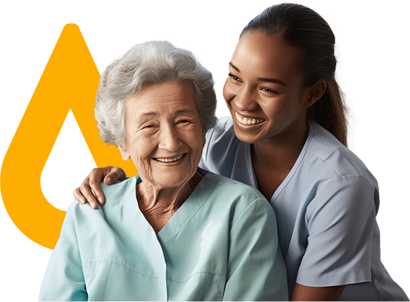 Health care provider assistant a patient